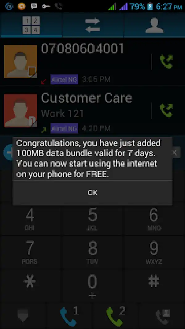 Happy Sallah : Get Free 100mb Or 200mb On Your Airtel Sim Now